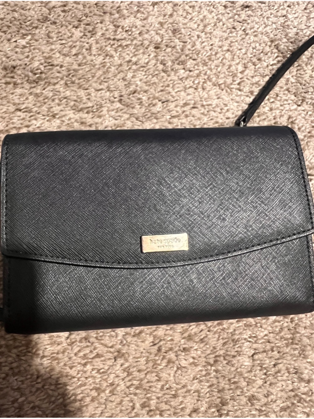 Black Crossbody Wallet - Kate Spade